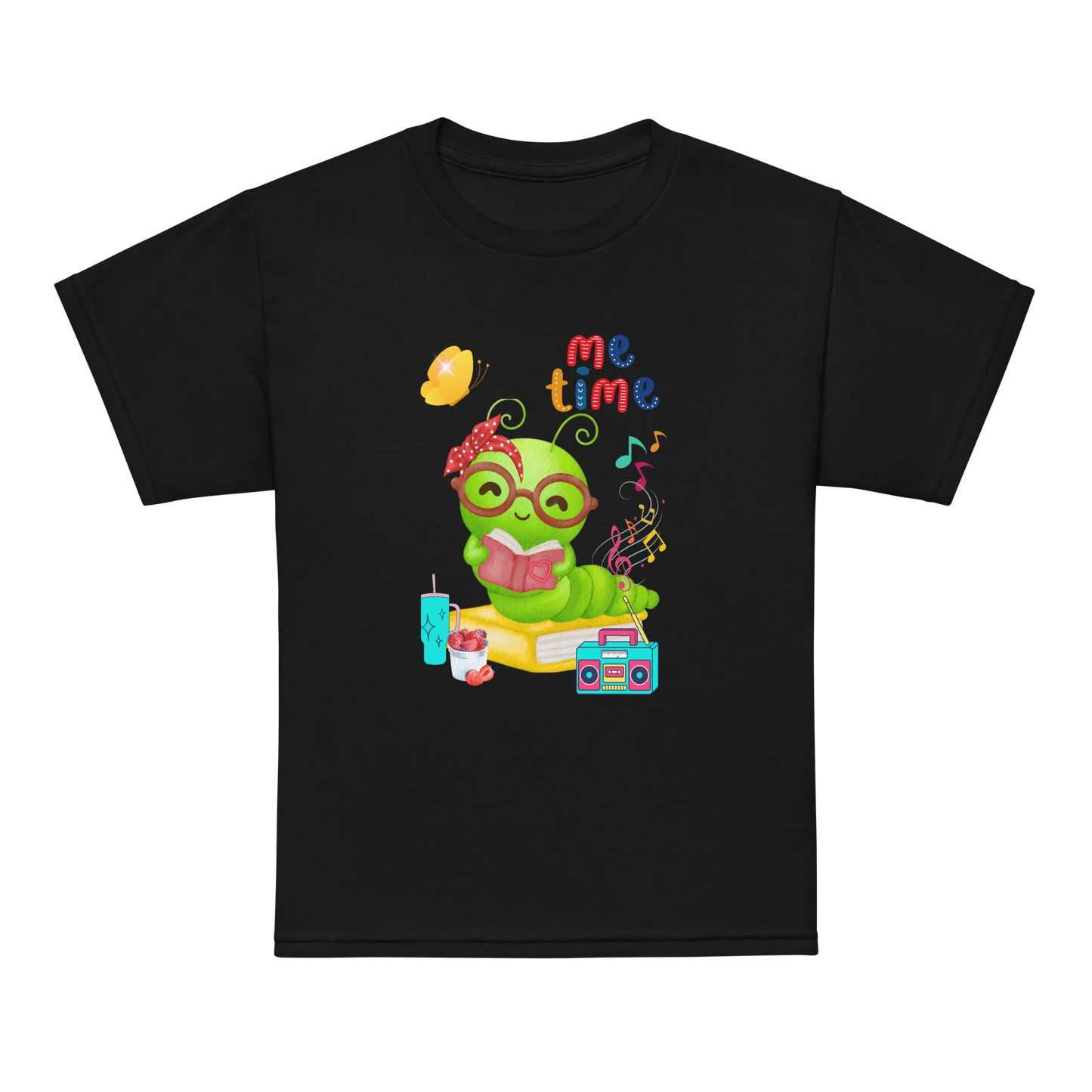 Me Time Glow Worm Girl's T-shirt