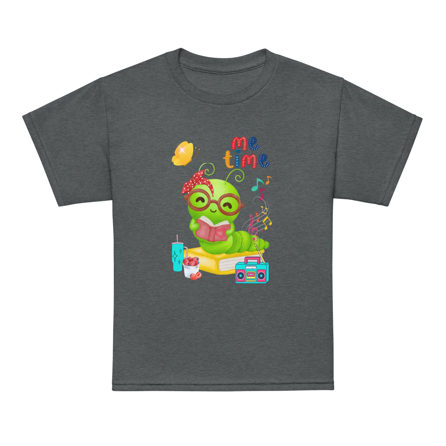 Me Time Glow Worm Girl's T-shirt
