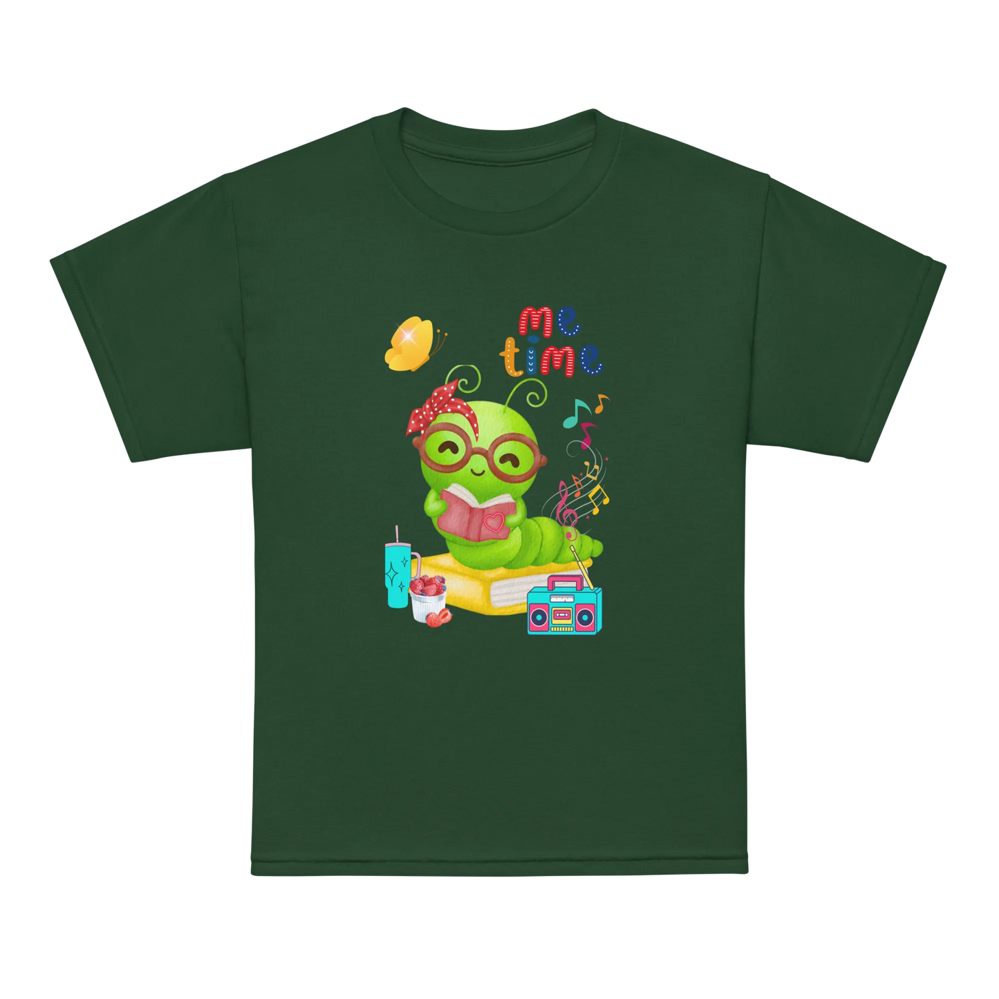 Me Time Glow Worm Girl's T-shirt
