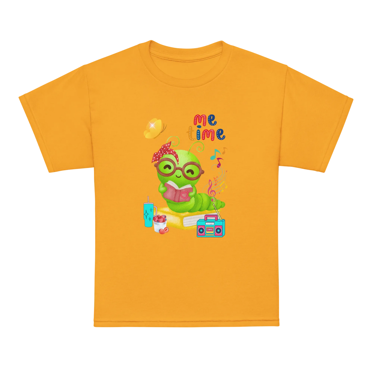 Me Time Glow Worm Girl's T-shirt
