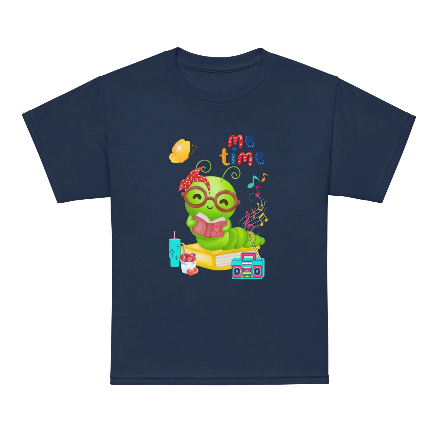 Me Time Glow Worm Girl's T-shirt
