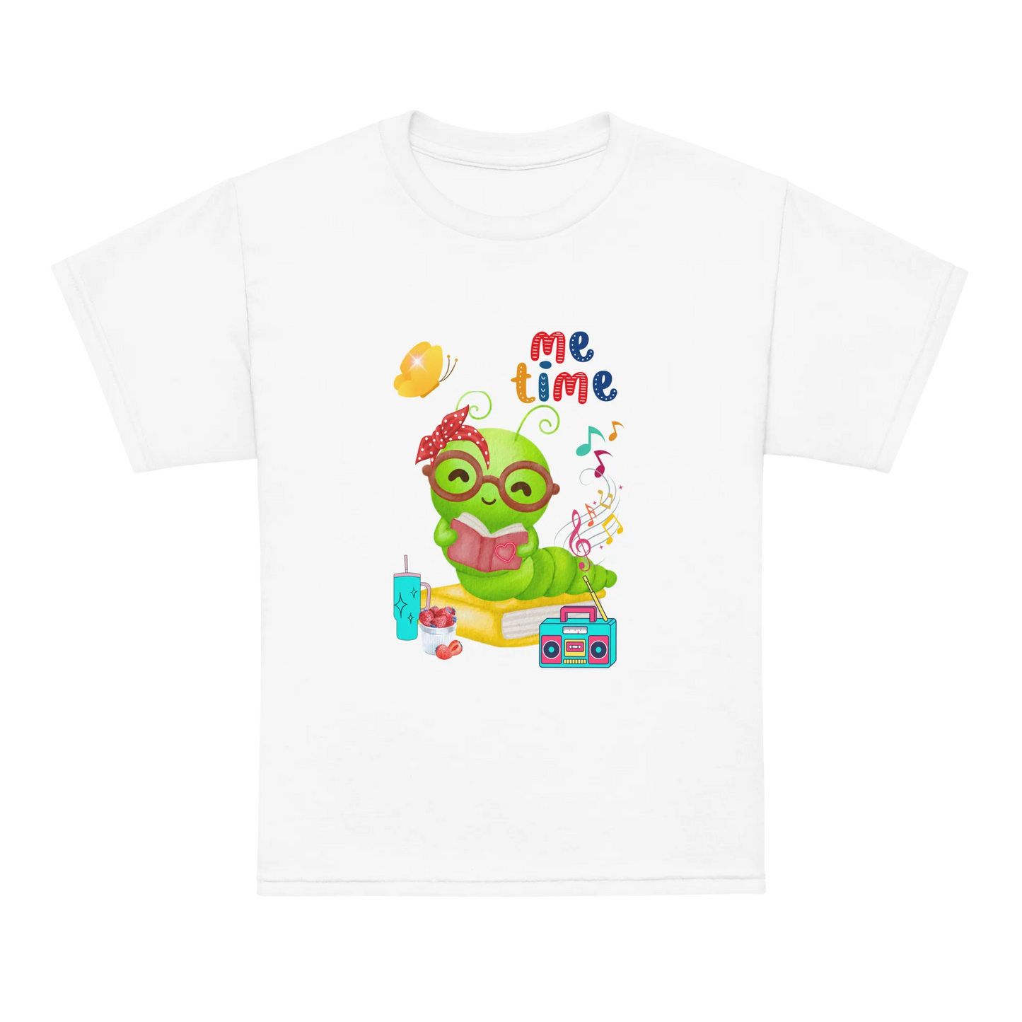Me Time Glow Worm Girl's T-shirt