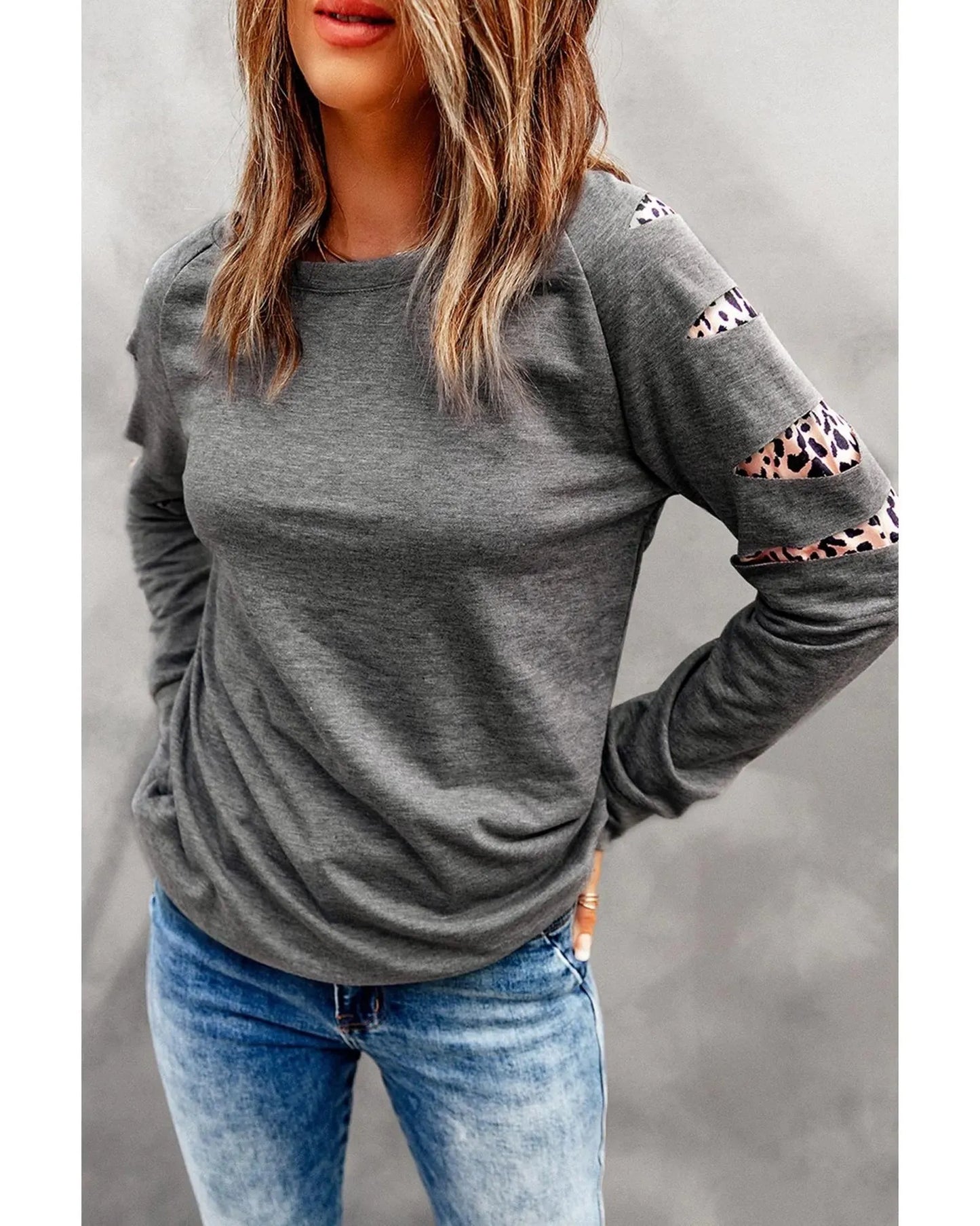 Azura Exchange Gray Sweatshirt - L - Scarlett Rolling