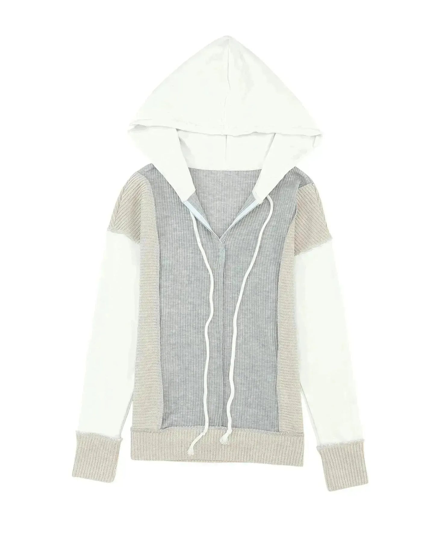 Azura Exchange Patchwork Knit Hoodie - XL - Scarlett Rolling