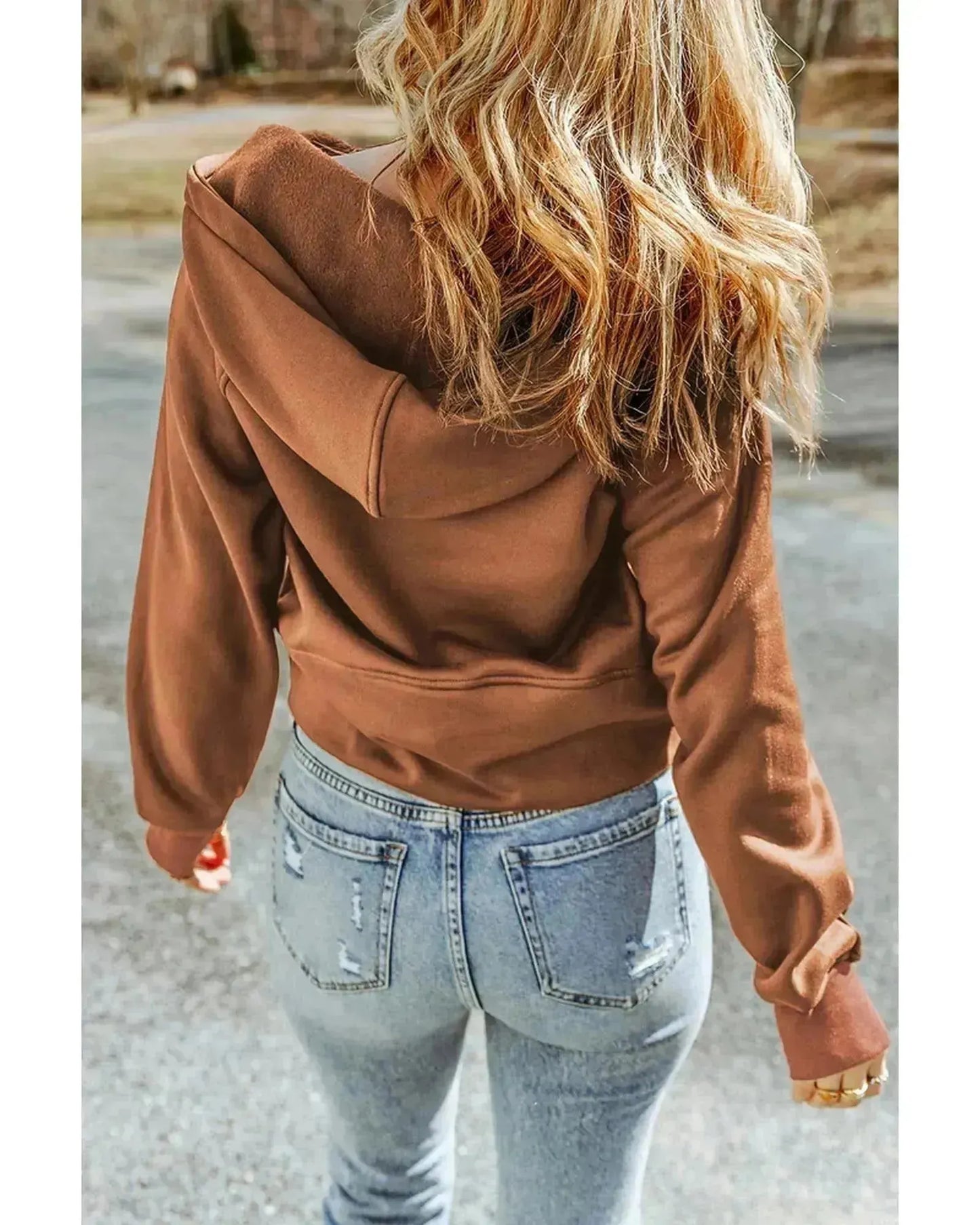 Azura Exchange Kangaroo Pocket Hoodie - L - Scarlett Rolling
