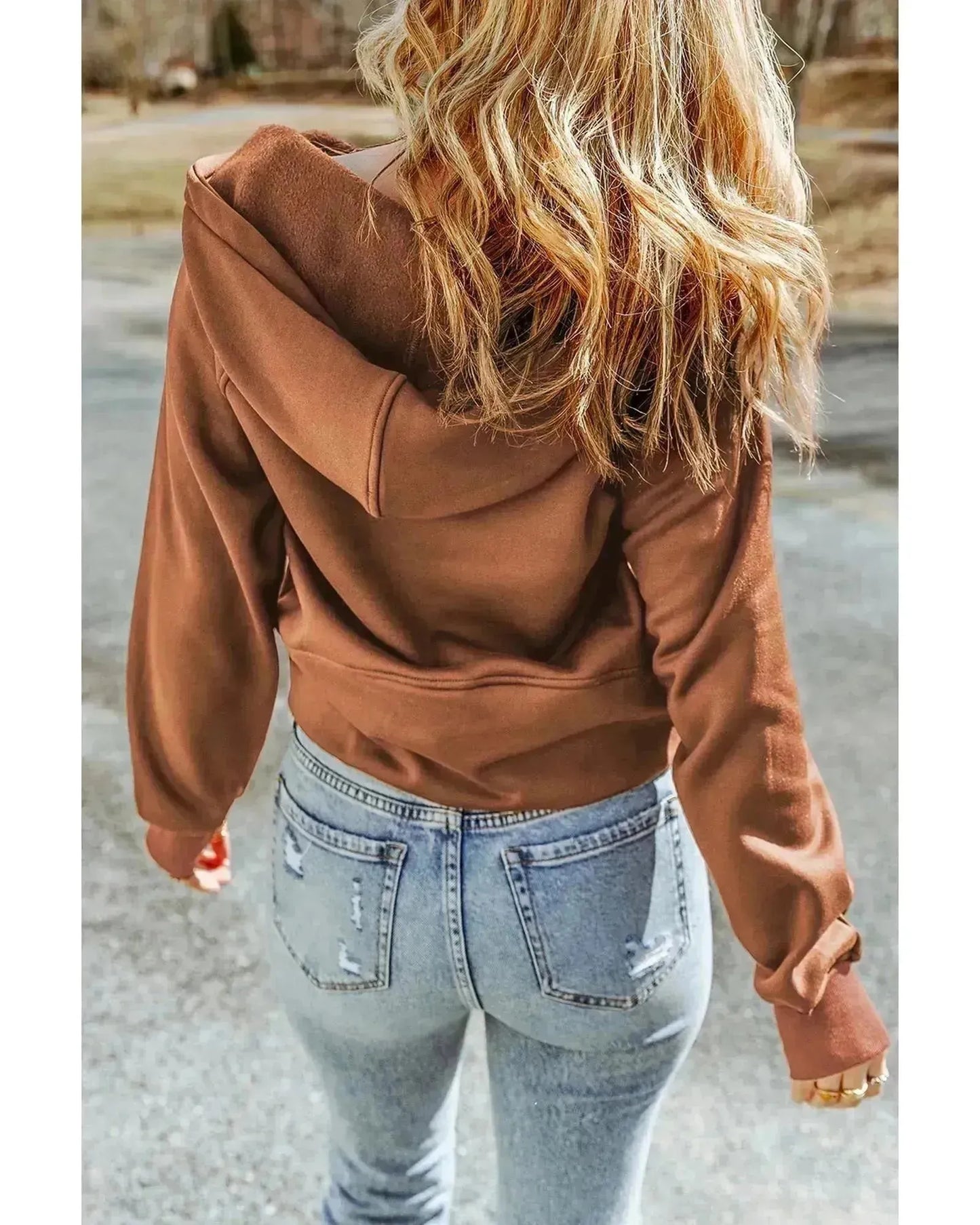 Azura Exchange Kangaroo Pocket Hoodie - L - Scarlett Rolling