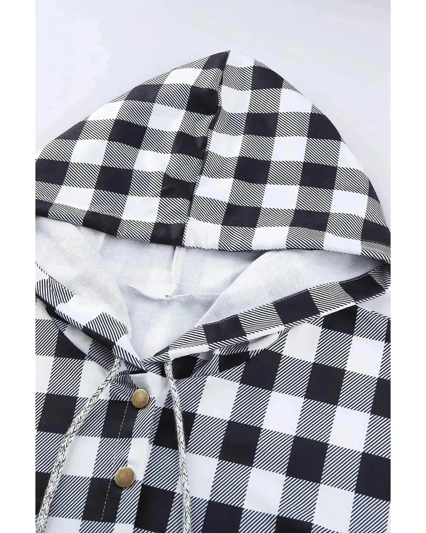 Azura Exchange Plaid Hoodie with Pocket Detailing - S - Scarlett Rolling