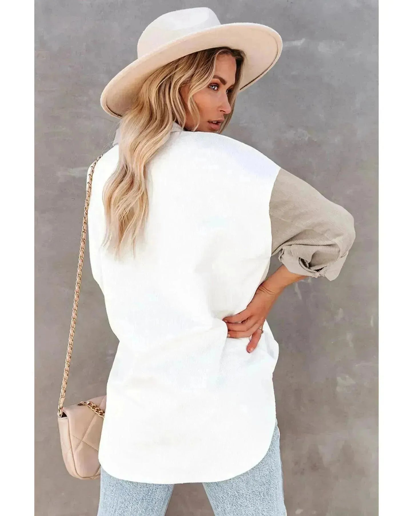 Azura Exchange Button Shirt with Pocket - L - Scarlett Rolling