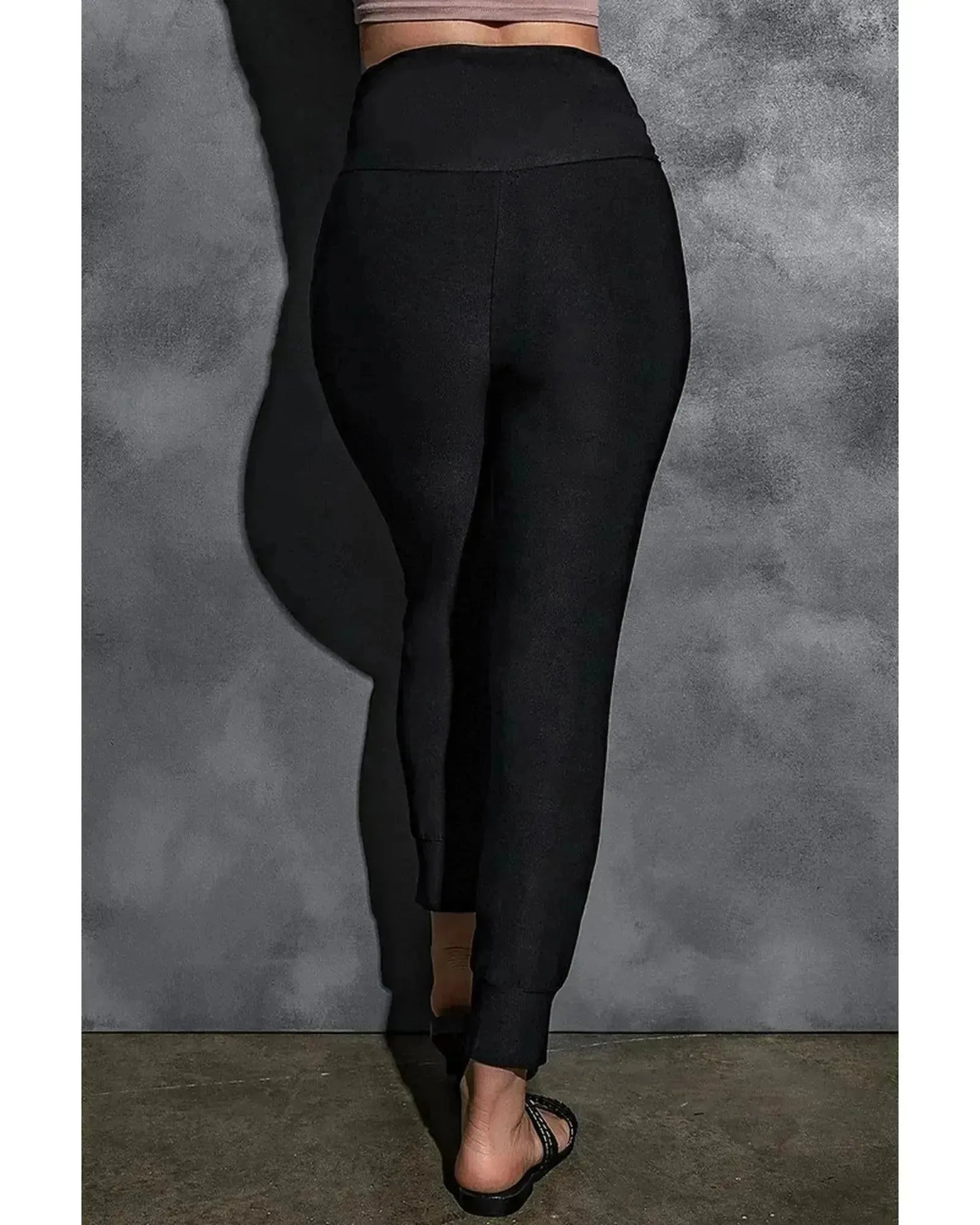 Azura Exchange Pleated Pocket Leggings - S - Scarlett Rolling