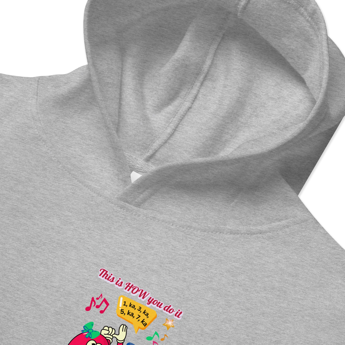 This Is HOW You Do It Beany Dance Small Design Kids Fleece Hoodie