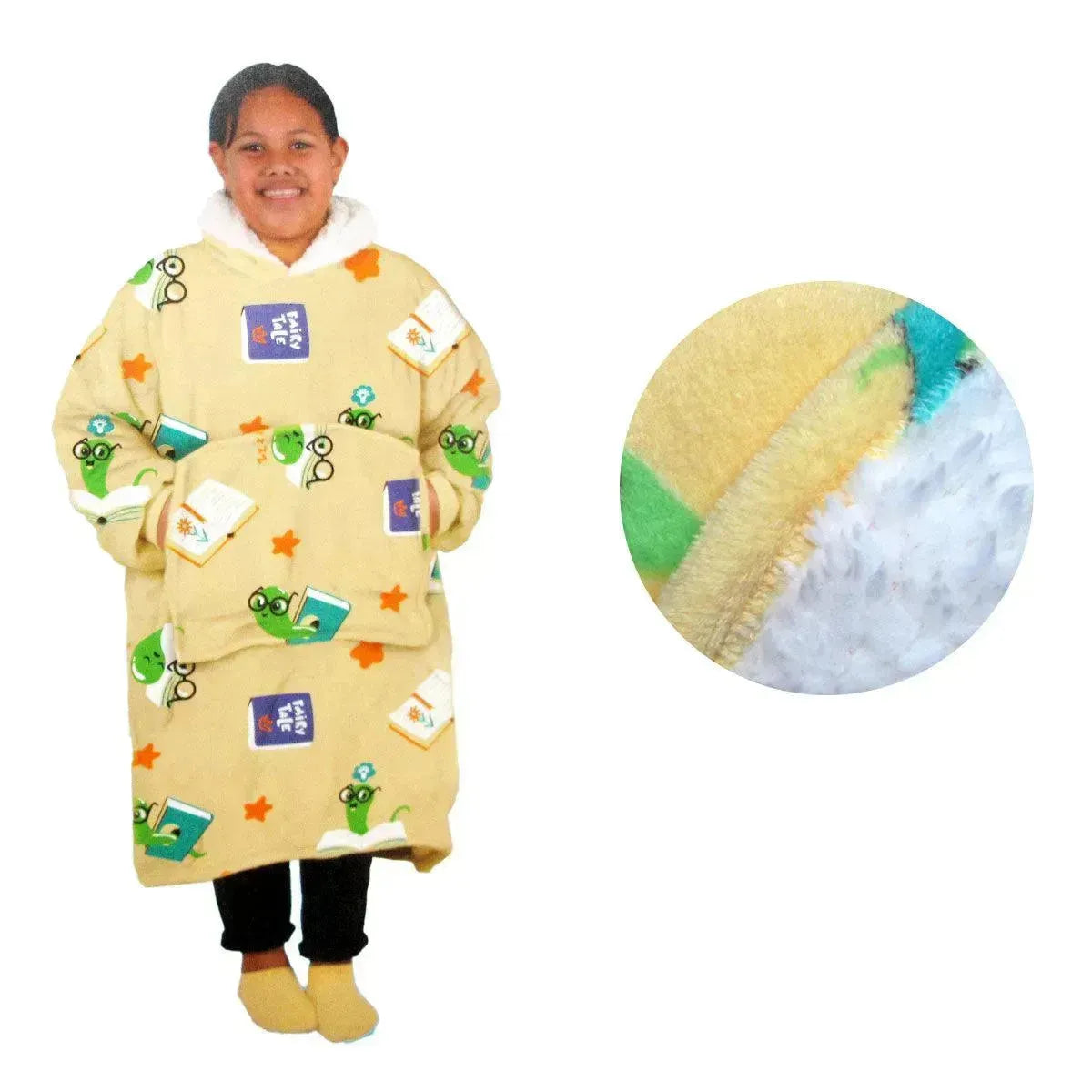 V442-ABR-BLANKET-GHOODIEBOOKWORM-LATTE-SH-96962-00 - Scarlett Rolling