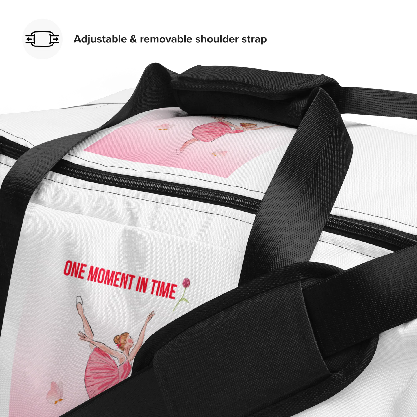 One Moment In Time Ballerina Duffle Bag