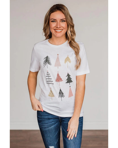 Azura Exchange Christmas Tree Graphic Tee - 2XL - Scarlett Rolling