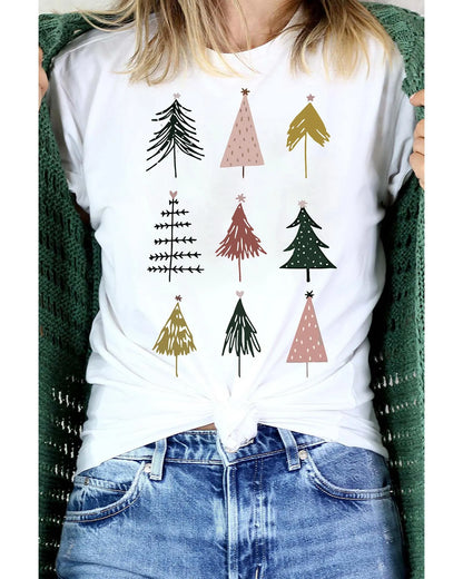 Azura Exchange Christmas Tree Graphic Tee - M - Scarlett Rolling