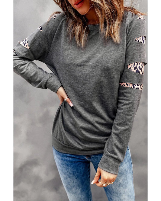 Azura Exchange Gray Sweatshirt - L - Scarlett Rolling