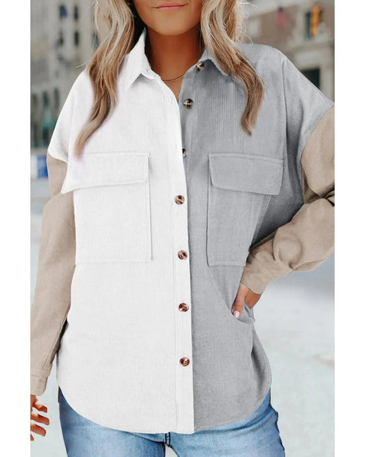 Azura Exchange Button Shirt with Pocket - L - Scarlett Rolling