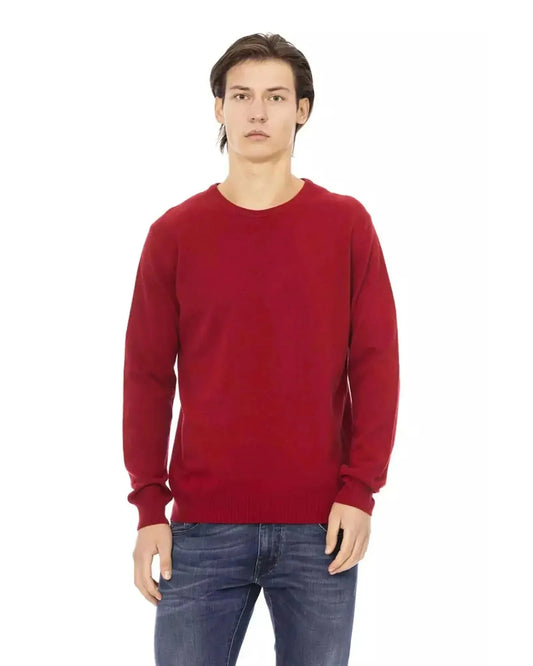 Crewneck Sweater with Baldinini Monogram Detail L Men - Scarlett Rolling