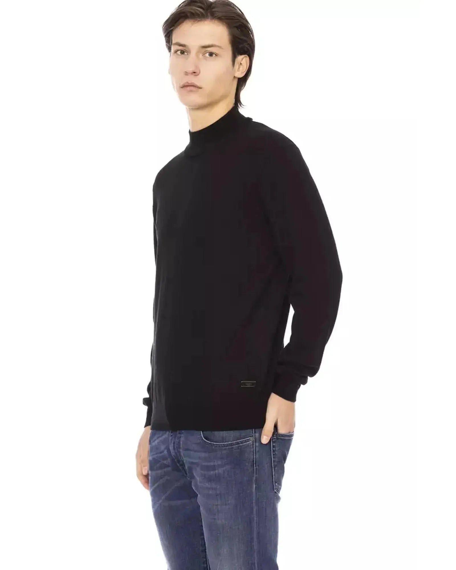 Baldinini Monogram Turtleneck Sweater L Men - Scarlett Rolling