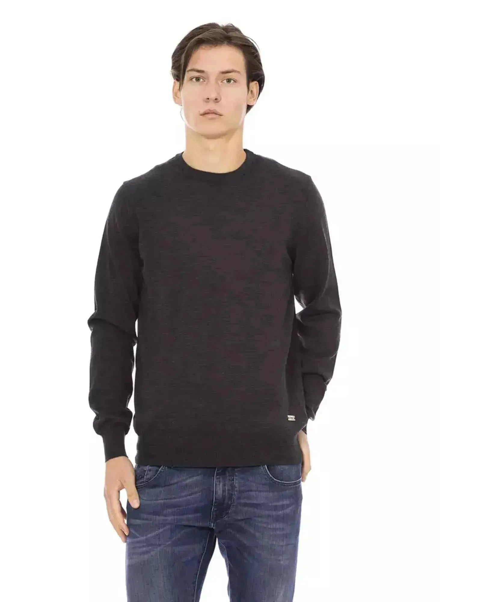 Baldinini Monogram Crewneck Sweater L Men - Scarlett Rolling