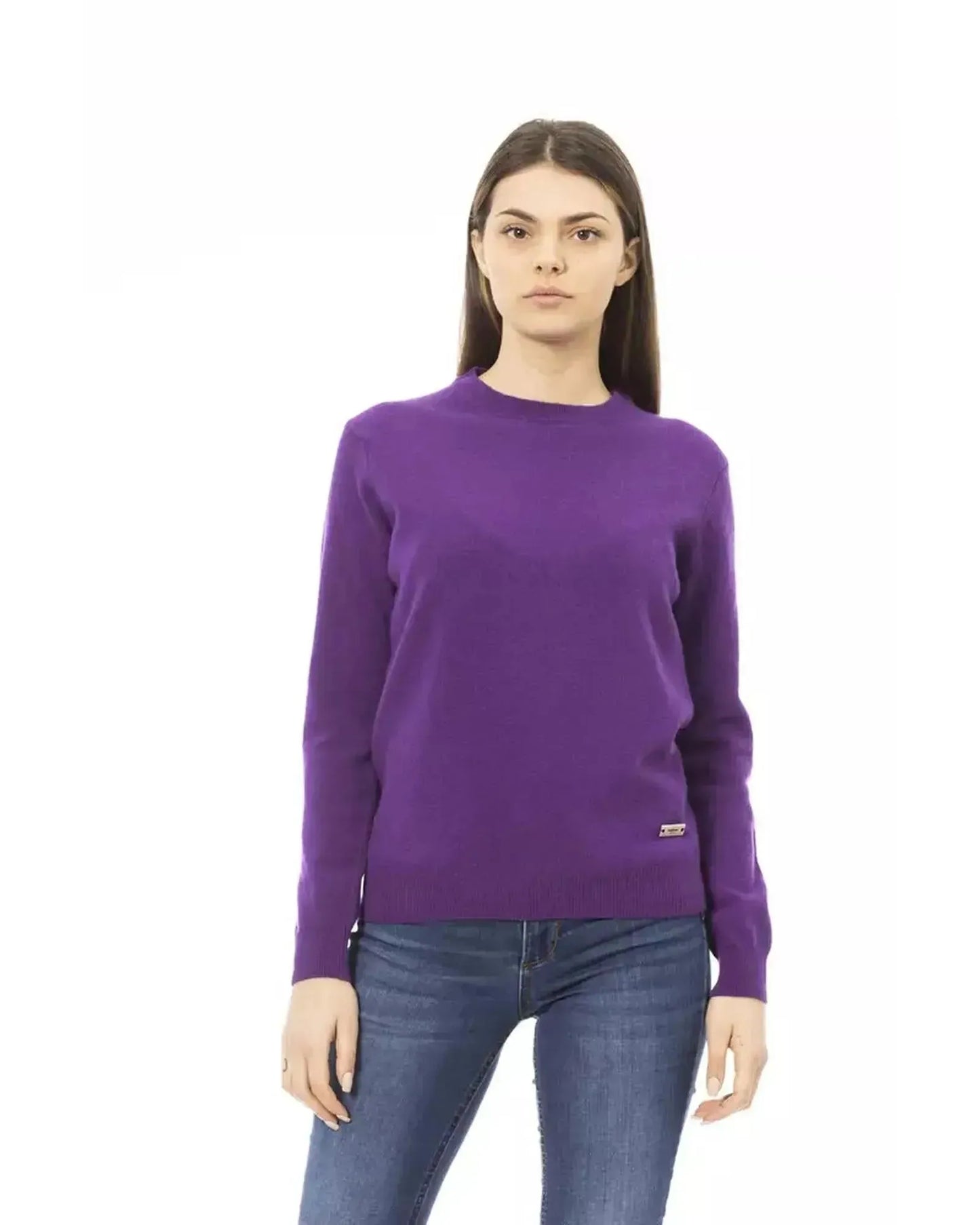 Baldinini Monogram Long Sleeve Sweater L Women - Scarlett Rolling