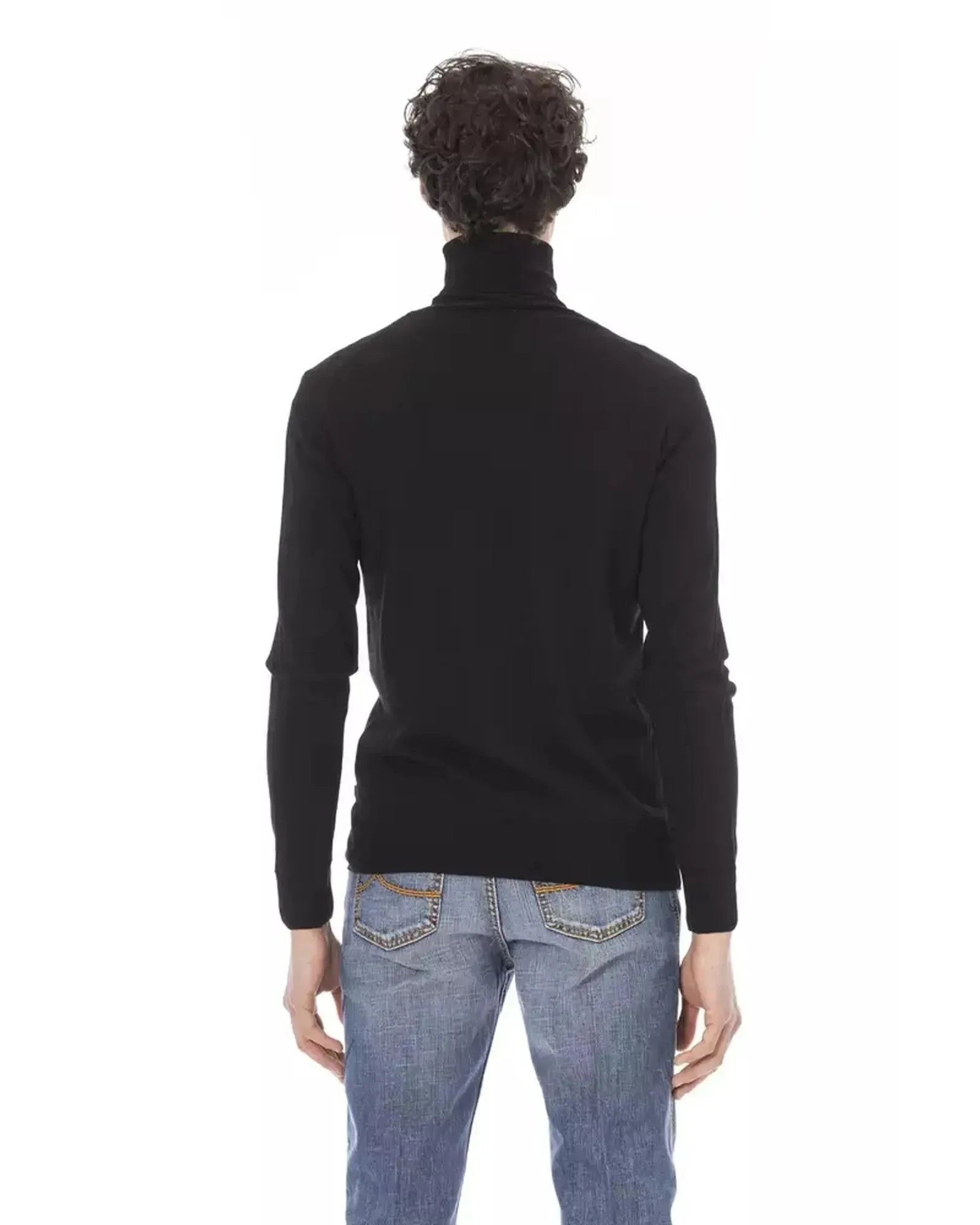 Baldinini Metal Monogram Turtleneck Sweater M Men - Scarlett Rolling