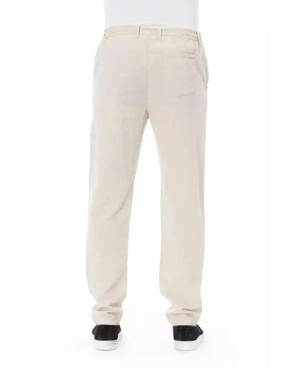 Baldinini Trend Men's Beige Cotton Jeans & Pant - W30 US - Scarlett Rolling