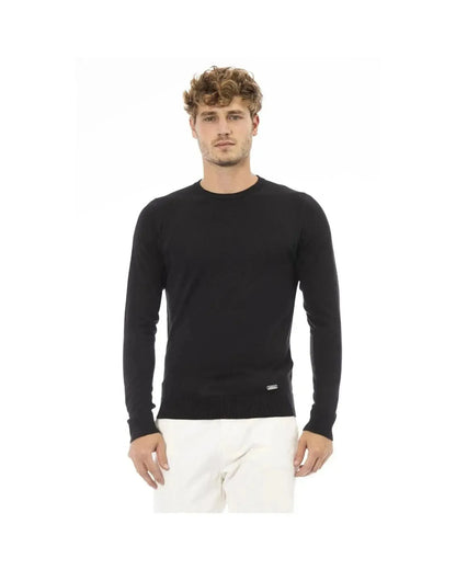 Baldinini Trend Men's Black Modal Sweater - 48 IT - Scarlett Rolling