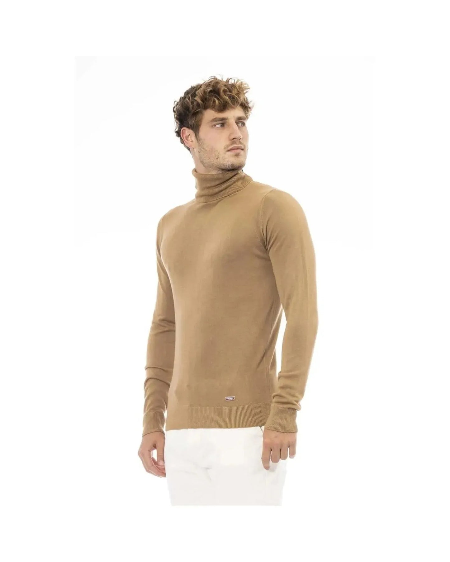 Baldinini Trend Men's Beige Modal Sweater - 50 IT - Scarlett Rolling