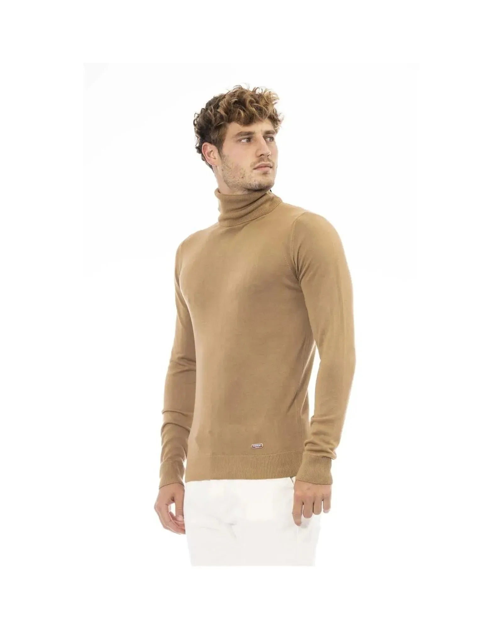 Baldinini Trend Men's Beige Modal Sweater - 50 IT - Scarlett Rolling