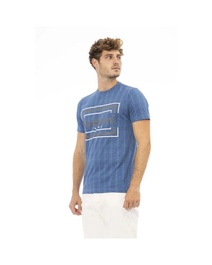 Baldinini Trend Men's Blue Cotton T-Shirt - 2XL - Scarlett Rolling