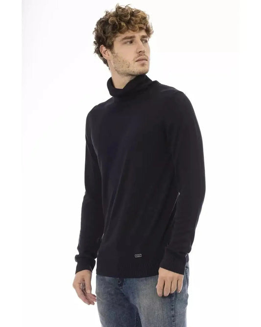 Baldinini Trend Men's Blue Modal Sweater - 52 IT - Scarlett Rolling