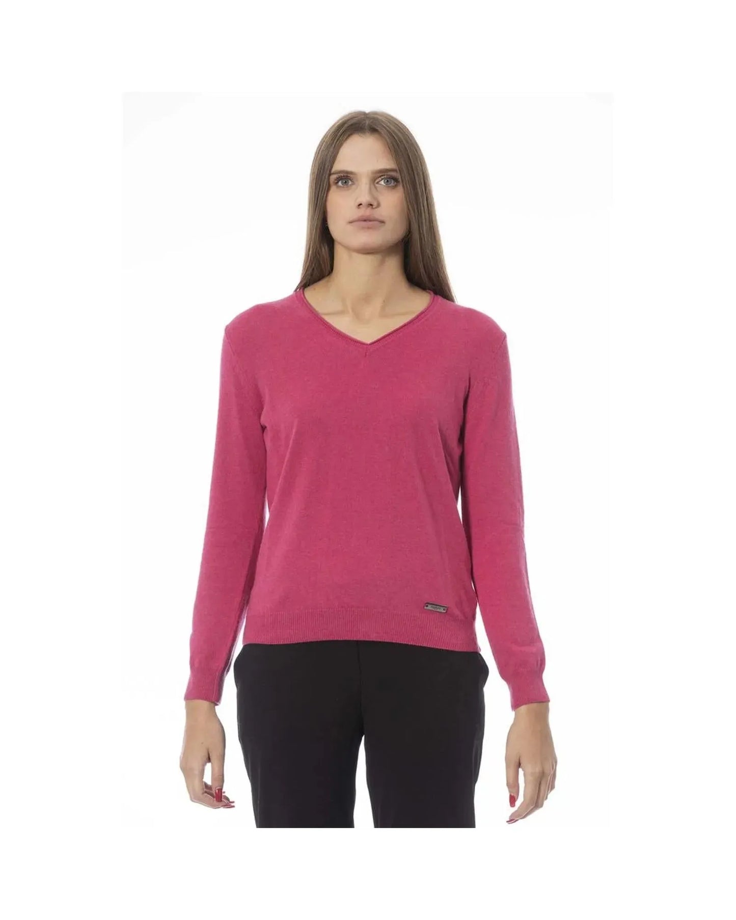 Baldinini Trend Women's Fuchsia Polyamide Sweater - L - Scarlett Rolling