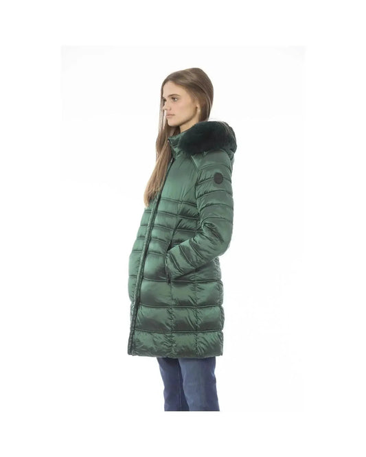 Baldinini Trend Women's Green Polyester Jackets & Coat - L - Scarlett Rolling