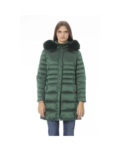 Baldinini Trend Women's Green Polyester Jackets & Coat - S - Scarlett Rolling