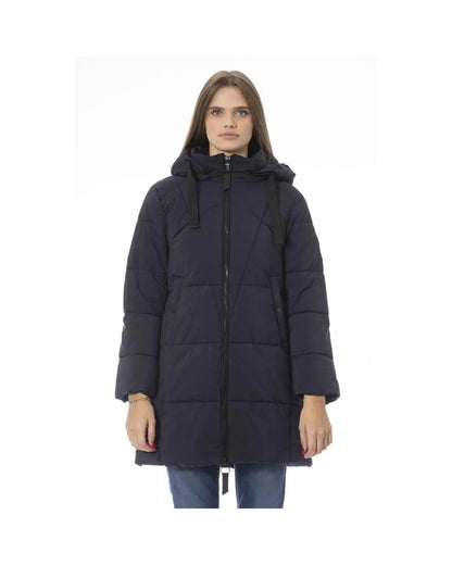 Baldinini Trend Women's Blue Polyester Jackets & Coat - M - Scarlett Rolling