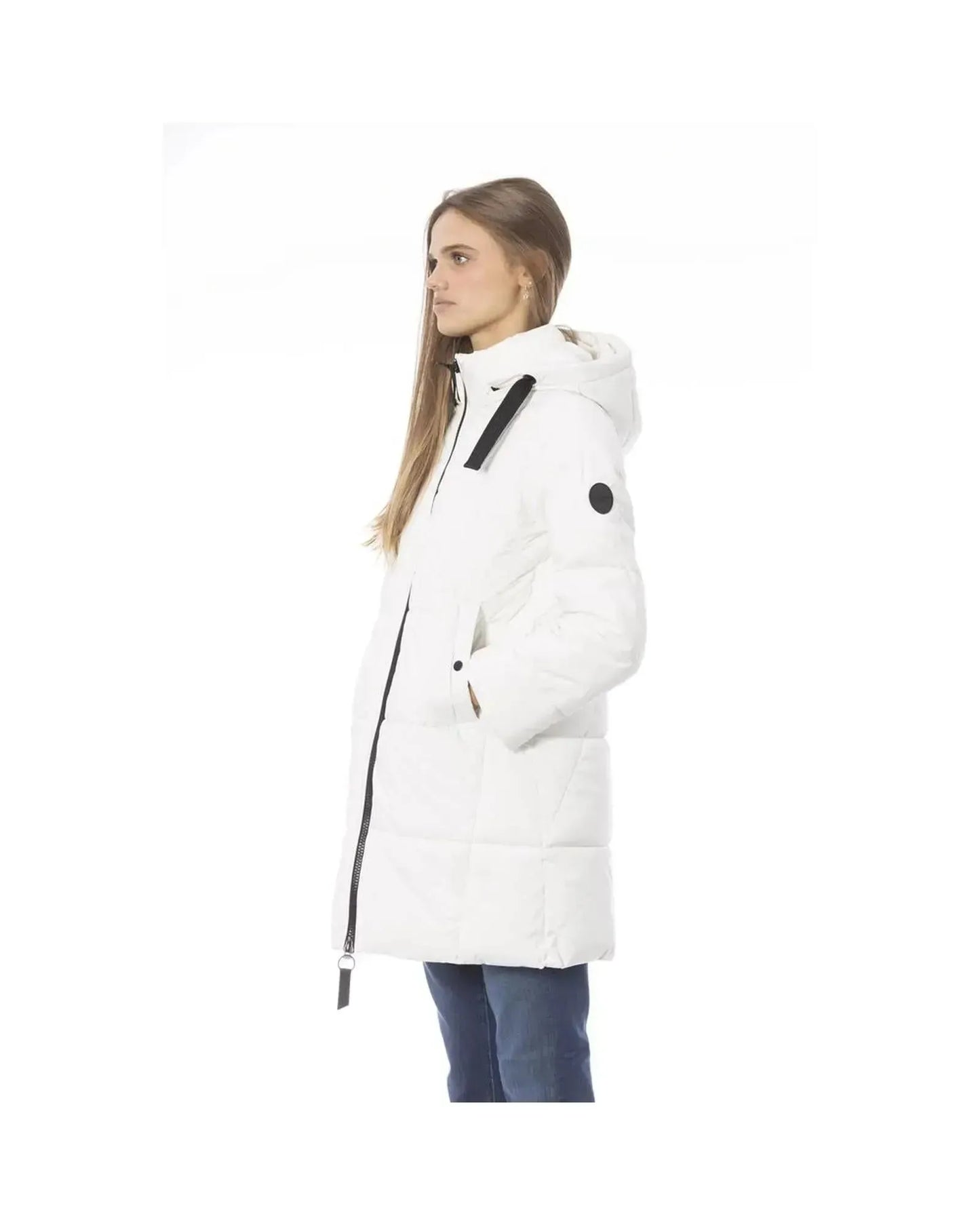 Baldinini Trend Women's White Polyester Jackets & Coat - XL - Scarlett Rolling