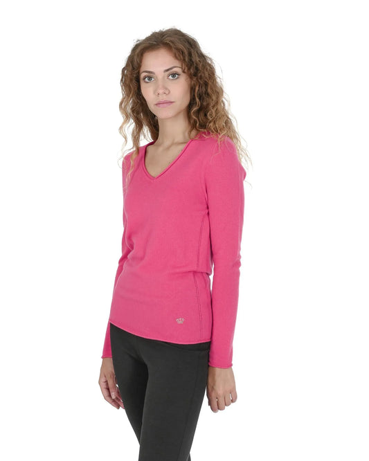 Cashmere Womens V Neck Sweater - 40 EU - Scarlett Rolling