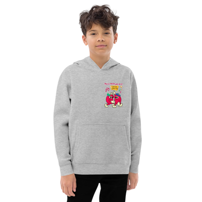 This Is HOW You Do It Beany Dance Small Design Kids Fleece Hoodie