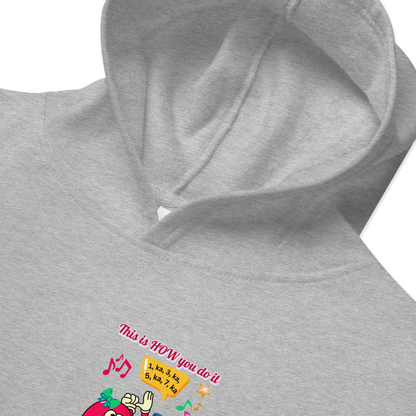This Is HOW You Do It Beany Dance Small Design Kids Fleece Hoodie