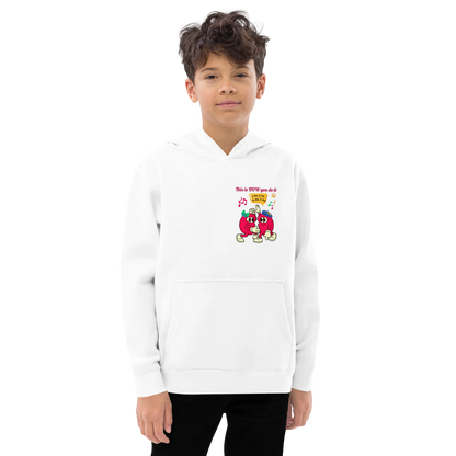 This Is HOW You Do It Beany Dance Small Design Kids Fleece Hoodie
