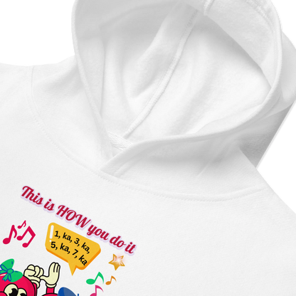 This Is HOW You Do It Beany Dance Big Design Kids Fleece Hoodie