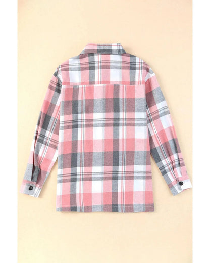 Azura Exchange Button Up Plaid Shirt - S - ScarlettRolling