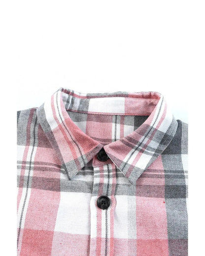 Azura Exchange Button Up Plaid Shirt - S - ScarlettRolling