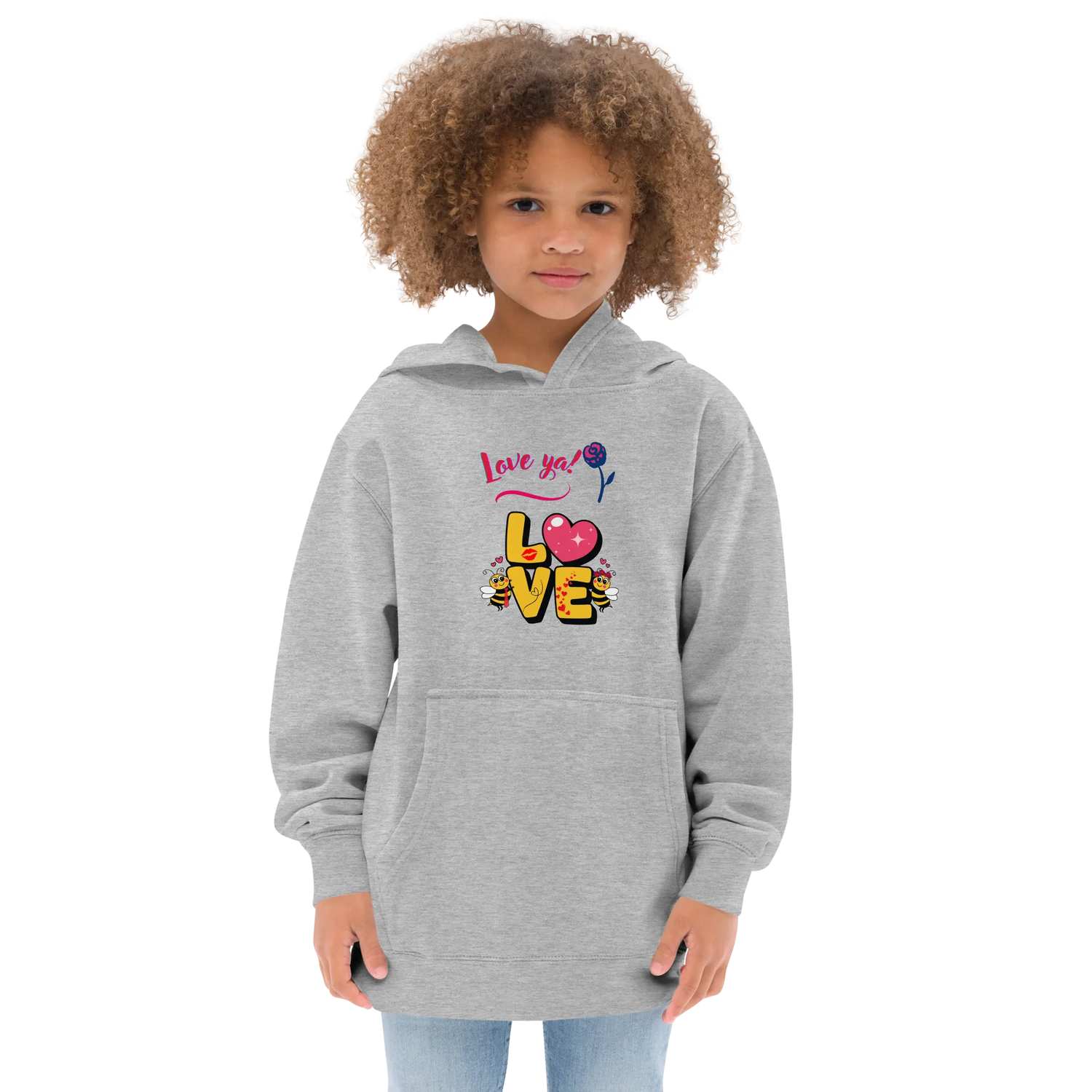 Kids fleece hoodie - Scarlett Rolling