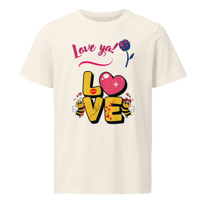 Unisex organic mid-light t-shirt - Scarlett Rolling