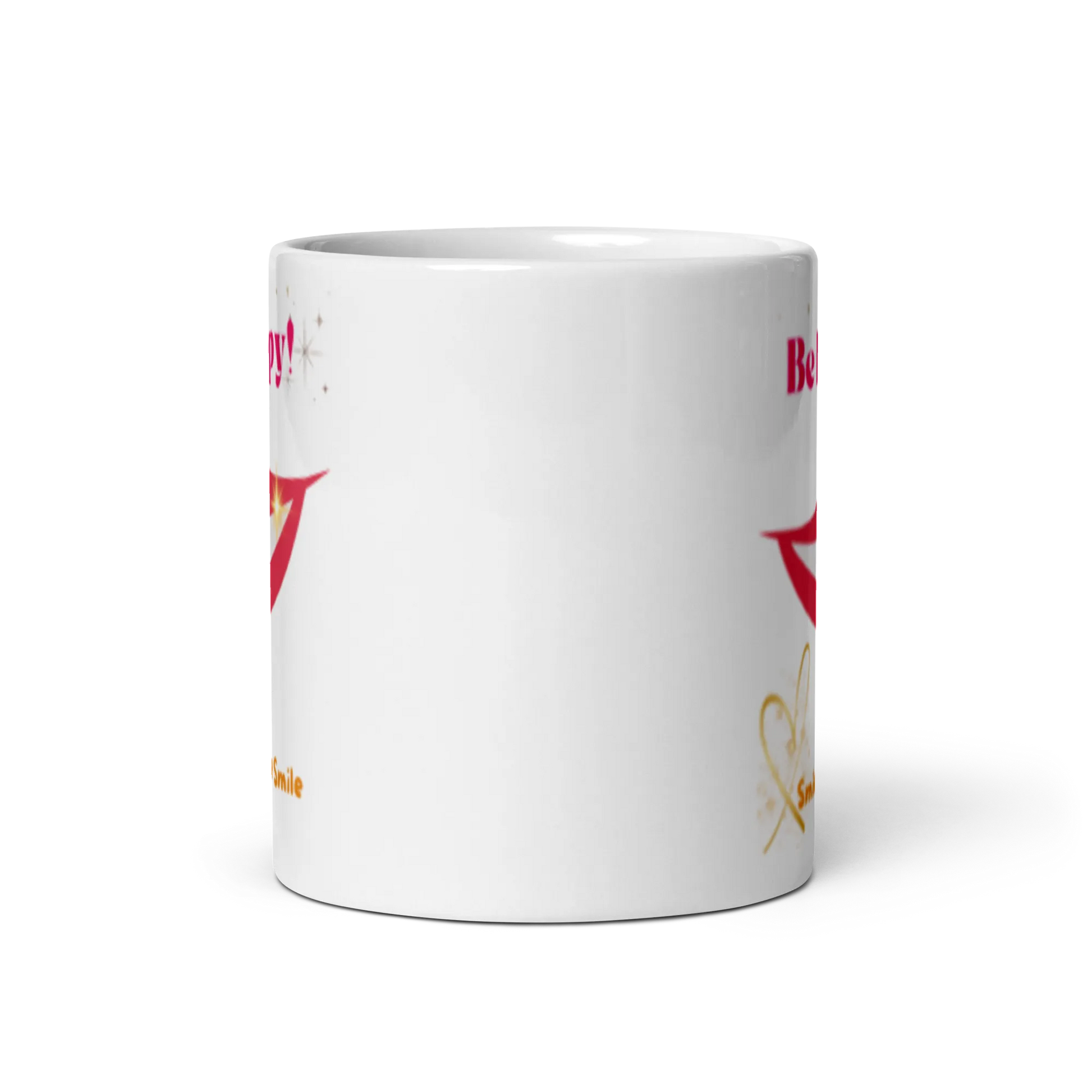 White glossy mug - Scarlett Rolling