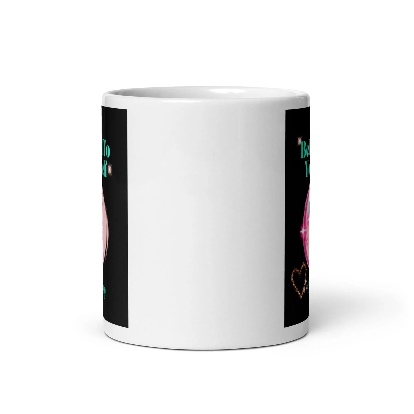 White glossy mug - Scarlett Rolling