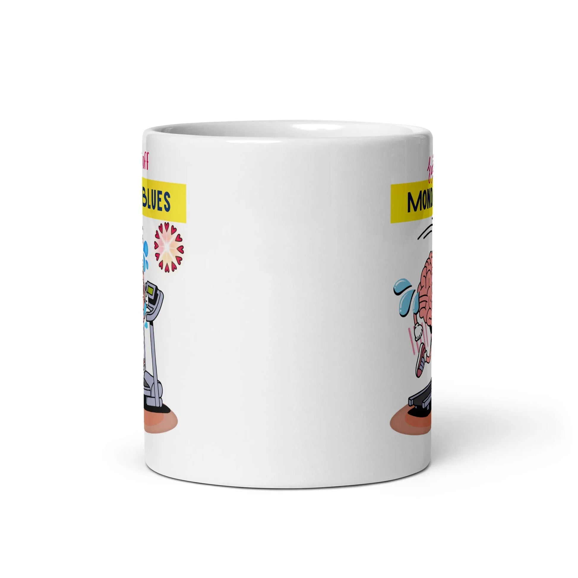 White glossy mug - Scarlett Rolling