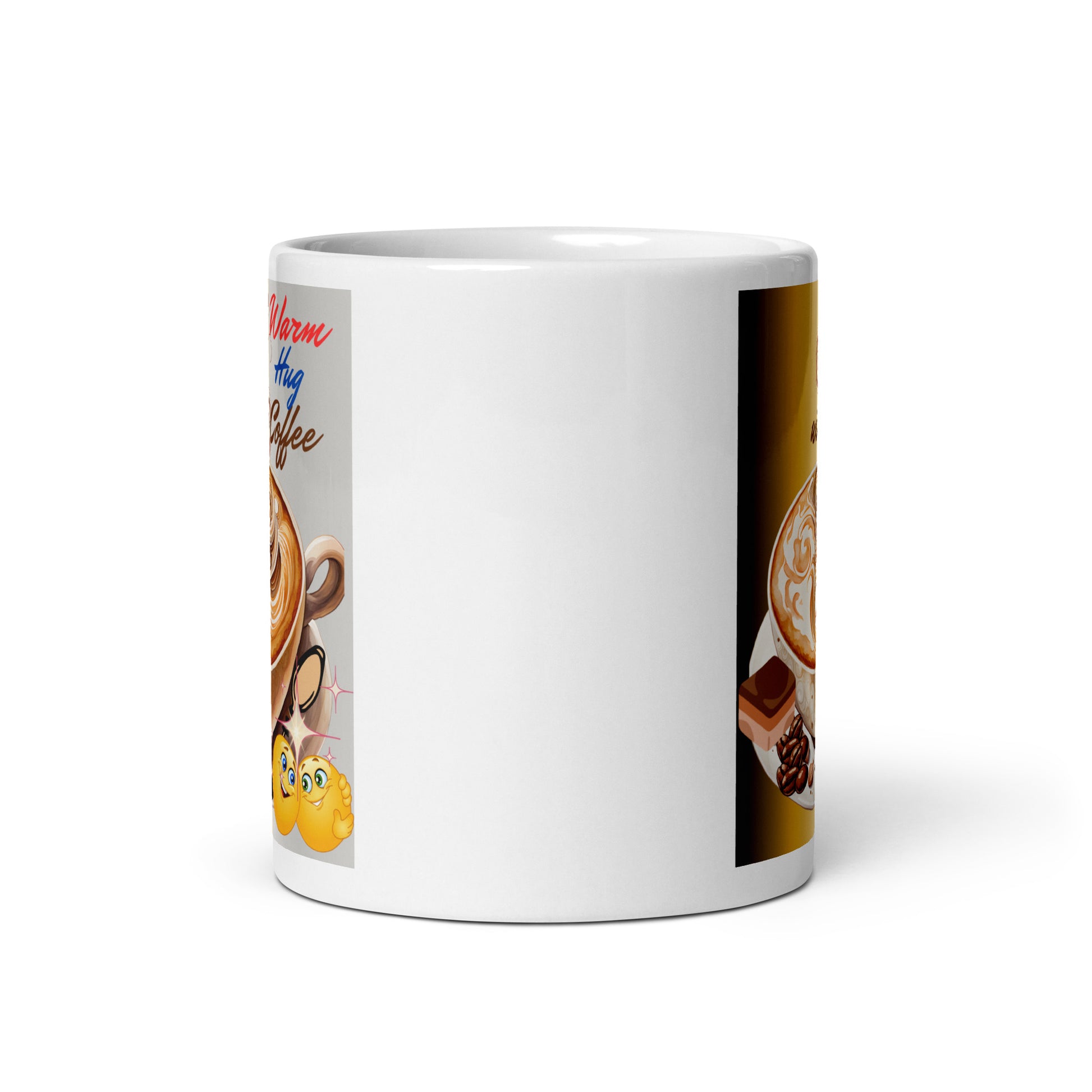 White glossy mug - Scarlett Rolling