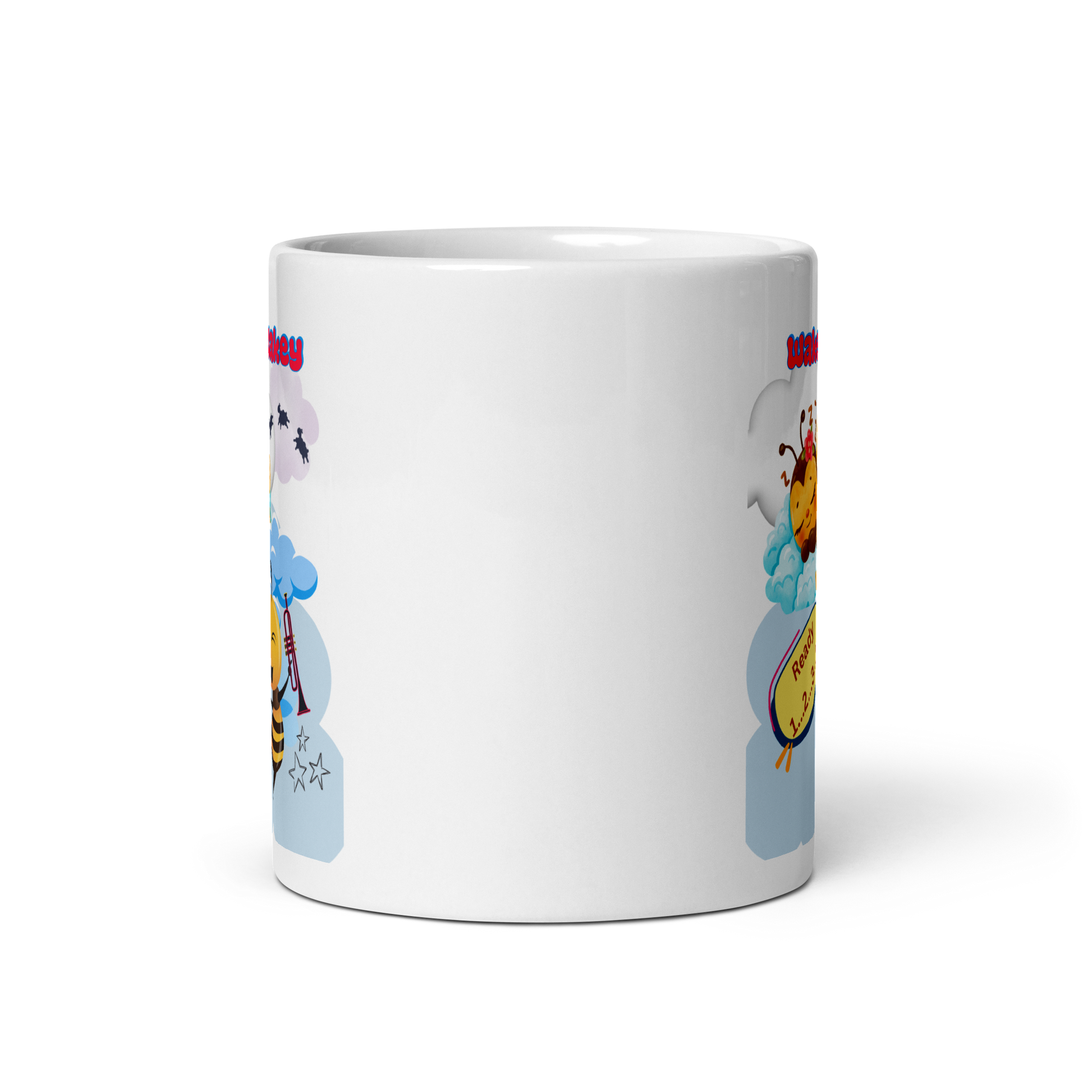 White glossy mug - Scarlett Rolling